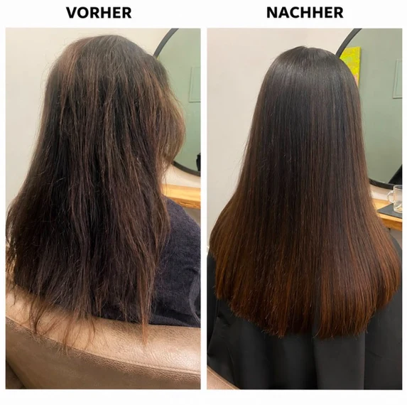 Vorher Nachher Haarverdichtung Viersen: Gesundes, volles Haar